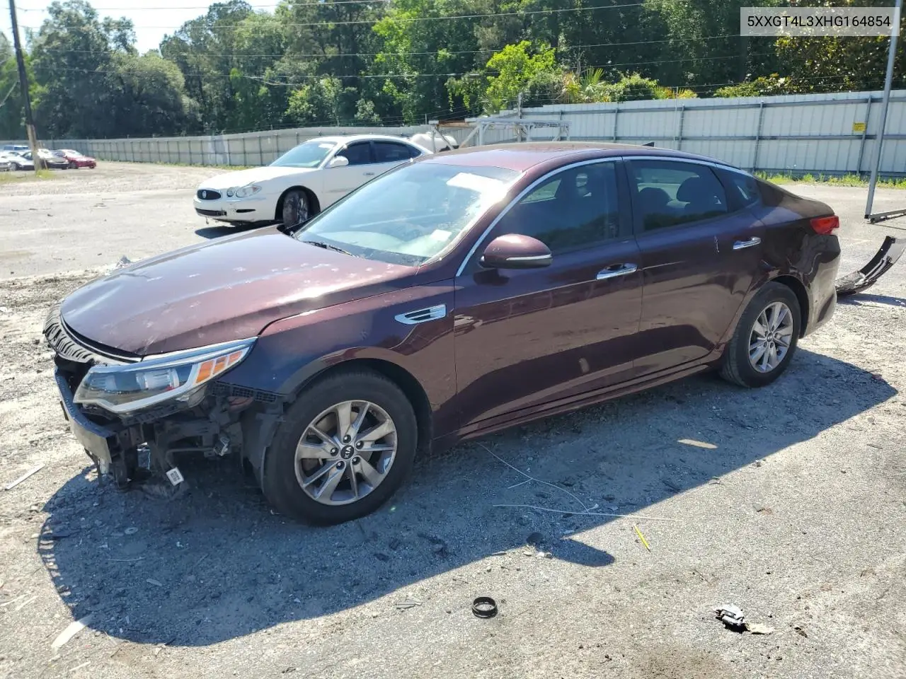 2017 Kia Optima Lx VIN: 5XXGT4L3XHG164854 Lot: 56539985