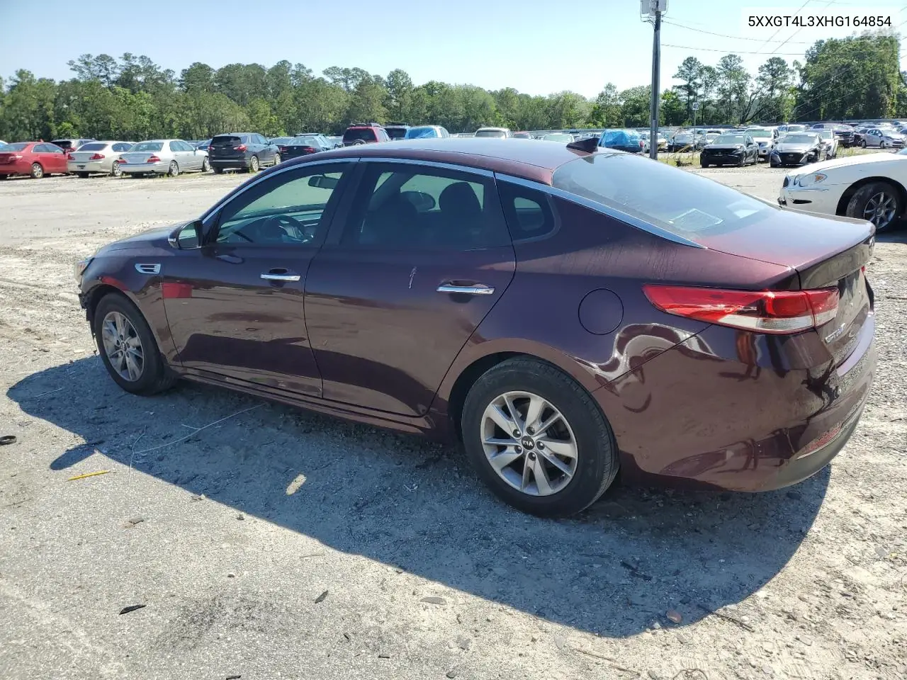 2017 Kia Optima Lx VIN: 5XXGT4L3XHG164854 Lot: 56539985