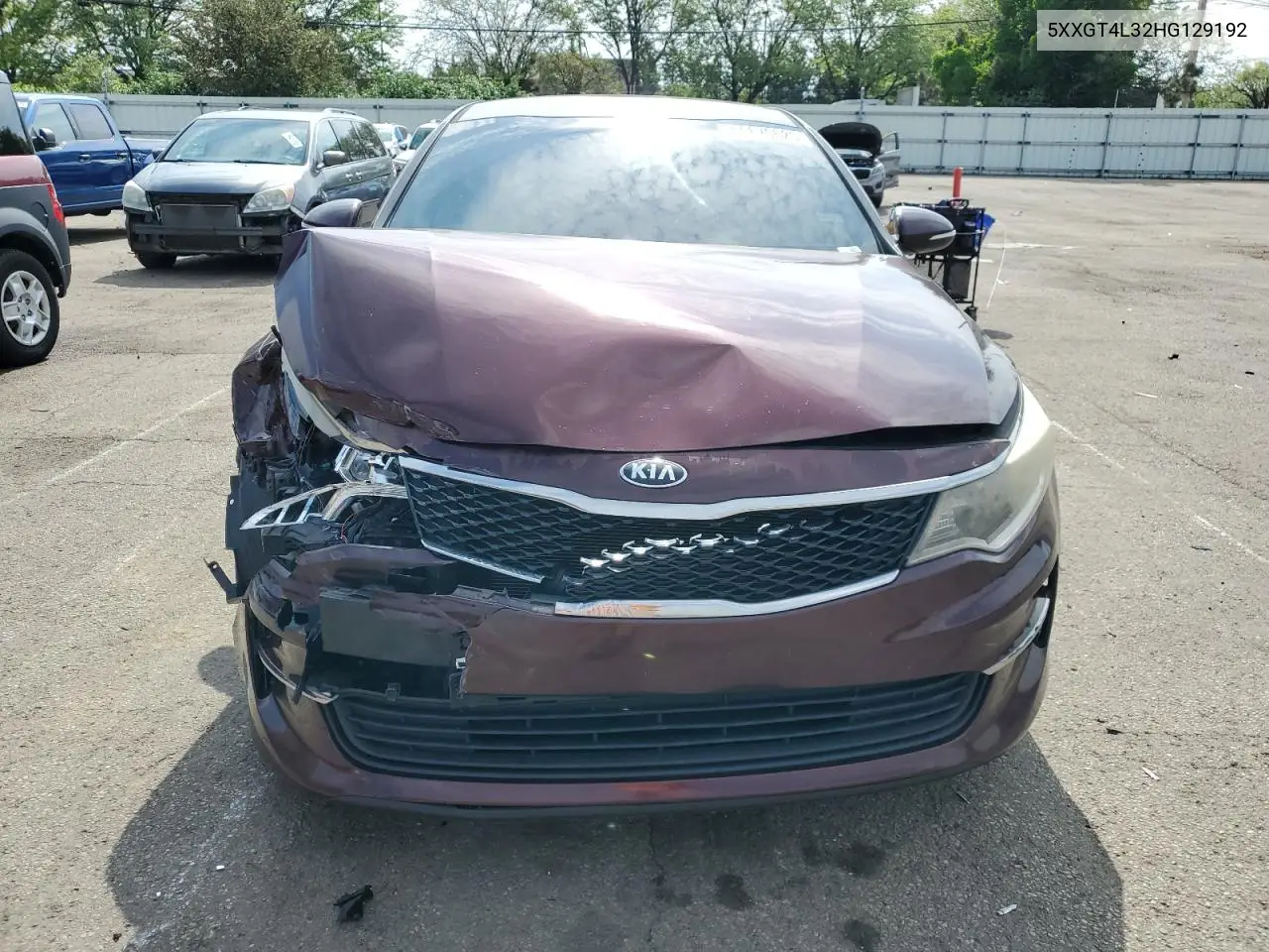 2017 Kia Optima Lx VIN: 5XXGT4L32HG129192 Lot: 56670625