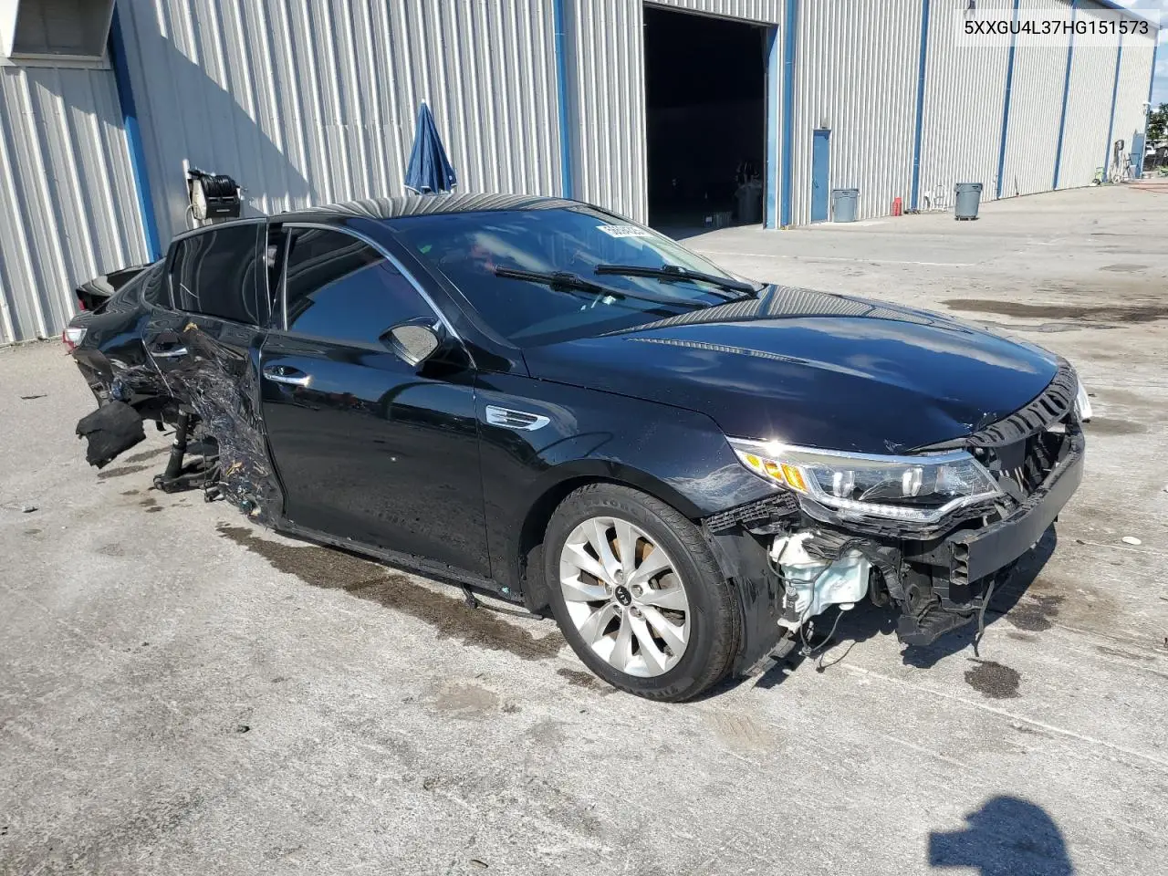 2017 Kia Optima Ex VIN: 5XXGU4L37HG151573 Lot: 56694325