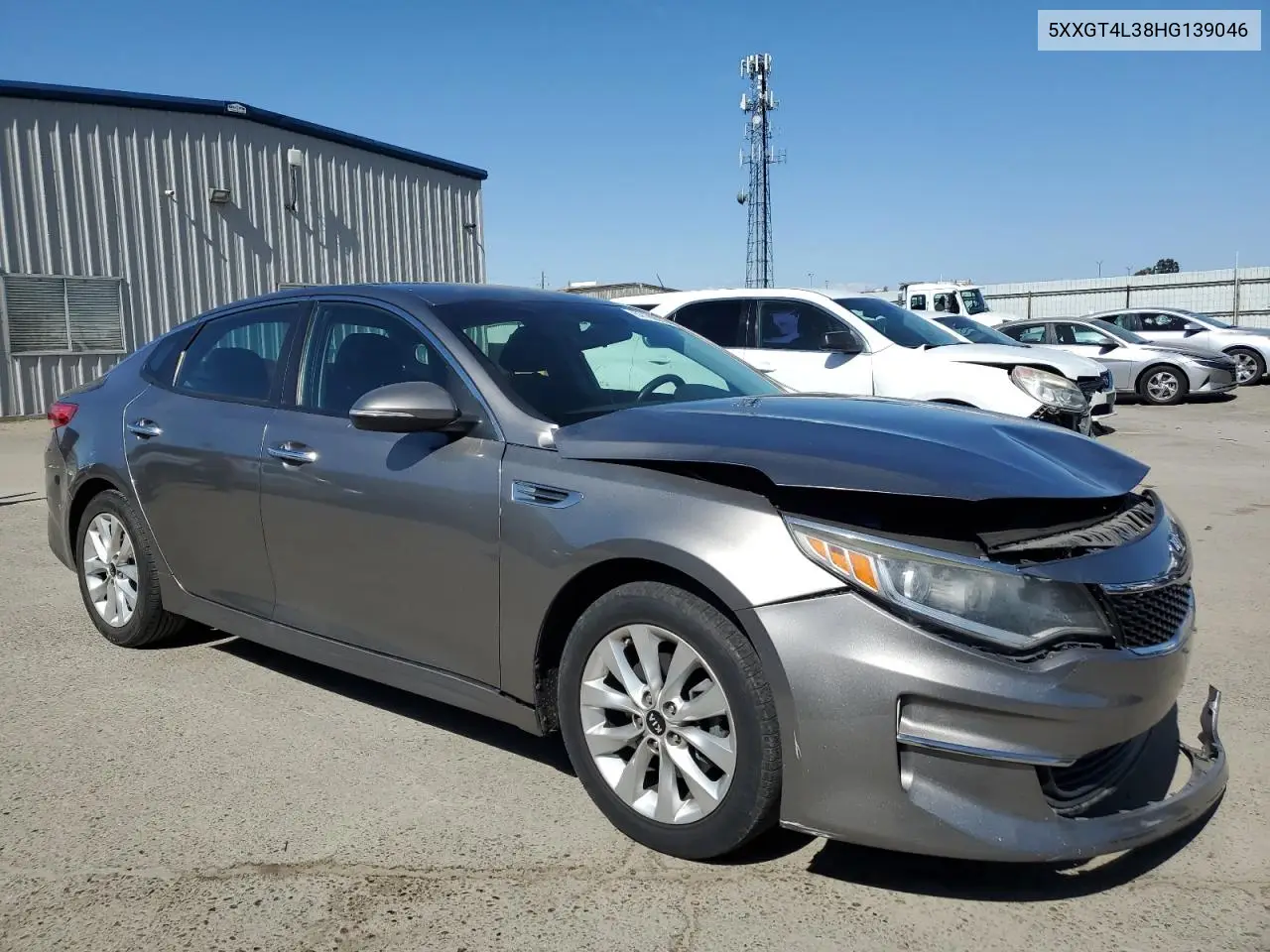 2017 Kia Optima Lx VIN: 5XXGT4L38HG139046 Lot: 57180555