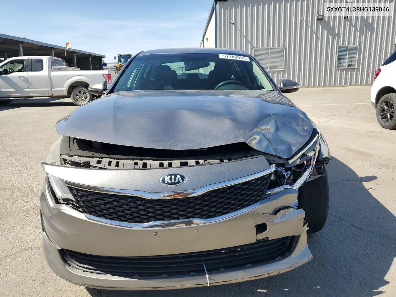2017 Kia Optima Lx VIN: 5XXGT4L38HG139046 Lot: 57180555