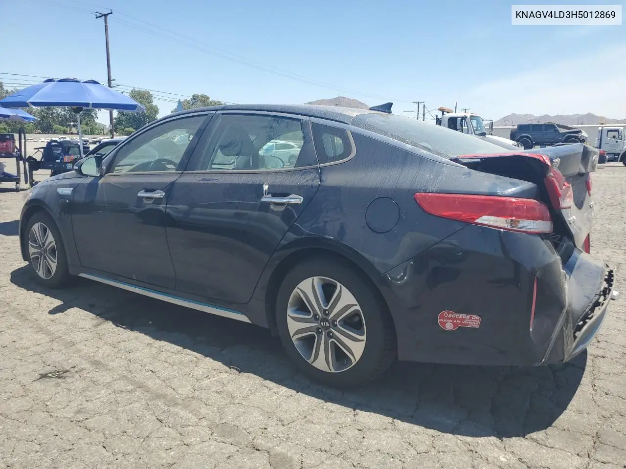 2017 Kia Optima Plug-In Hybrid VIN: KNAGV4LD3H5012869 Lot: 60335675