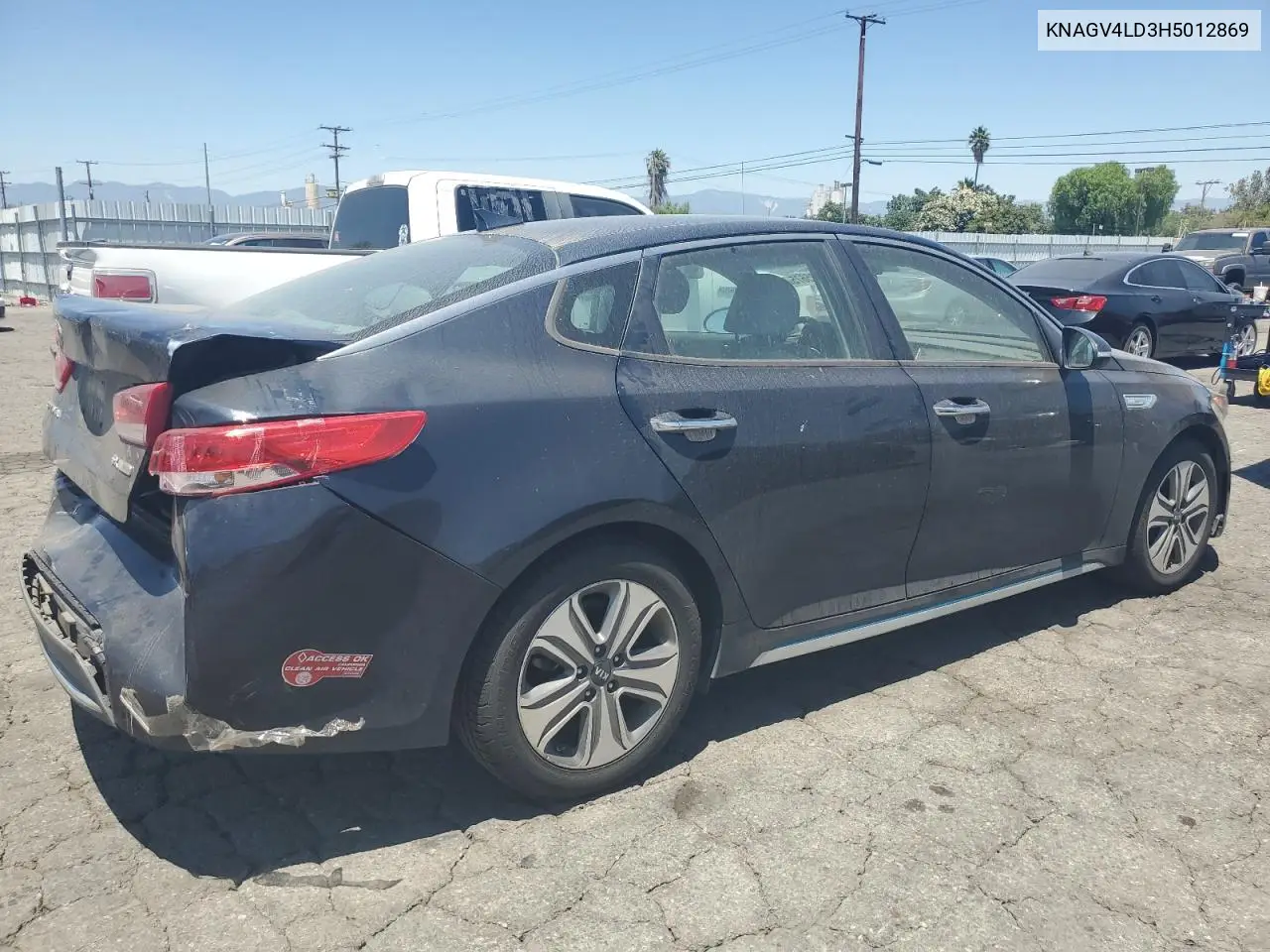2017 Kia Optima Plug-In Hybrid VIN: KNAGV4LD3H5012869 Lot: 60335675