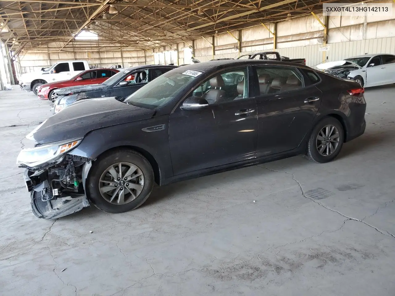 2017 Kia Optima Lx VIN: 5XXGT4L13HG142113 Lot: 62197485