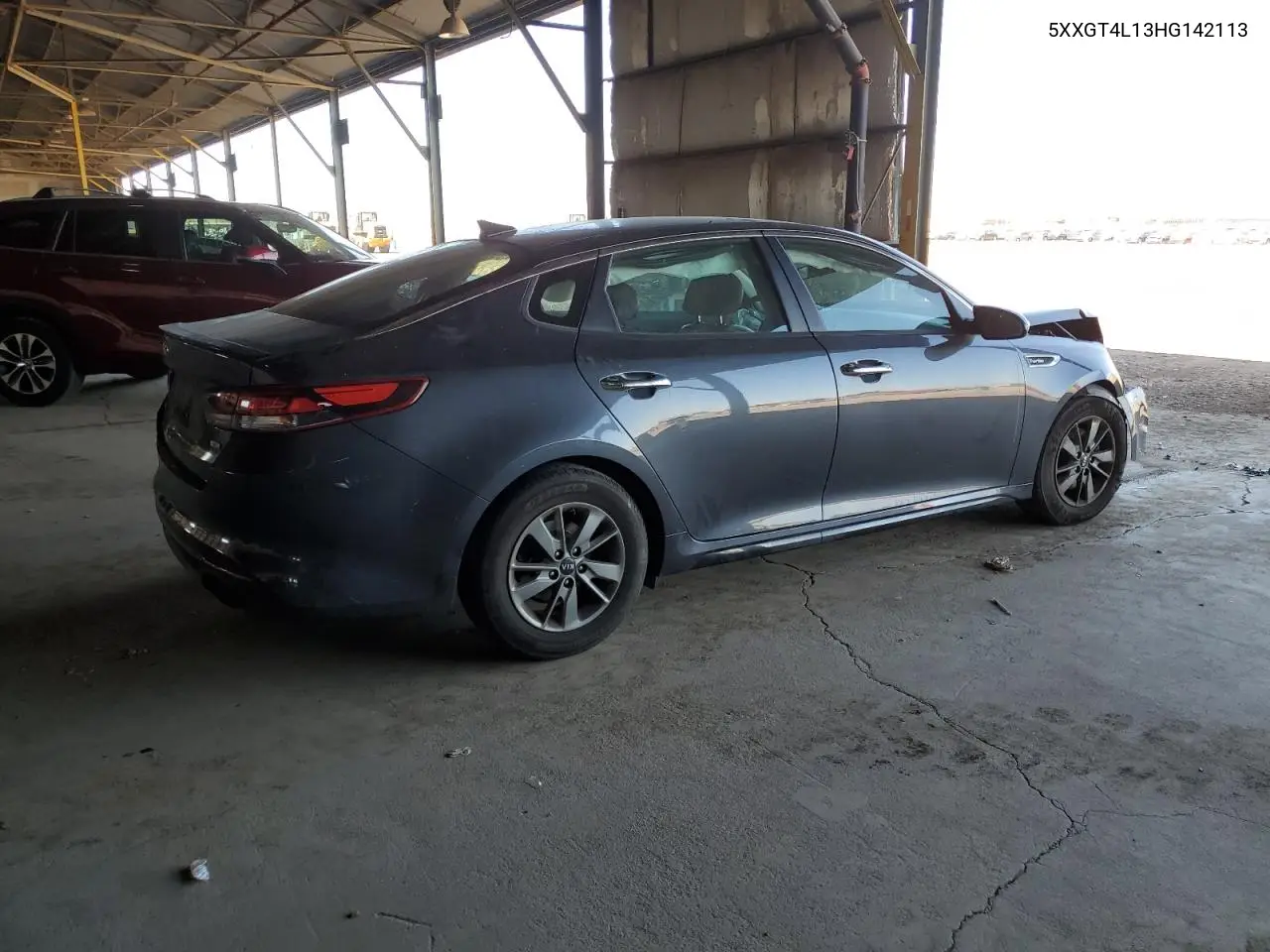 2017 Kia Optima Lx VIN: 5XXGT4L13HG142113 Lot: 62197485
