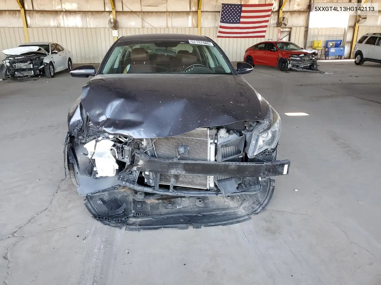 2017 Kia Optima Lx VIN: 5XXGT4L13HG142113 Lot: 62197485