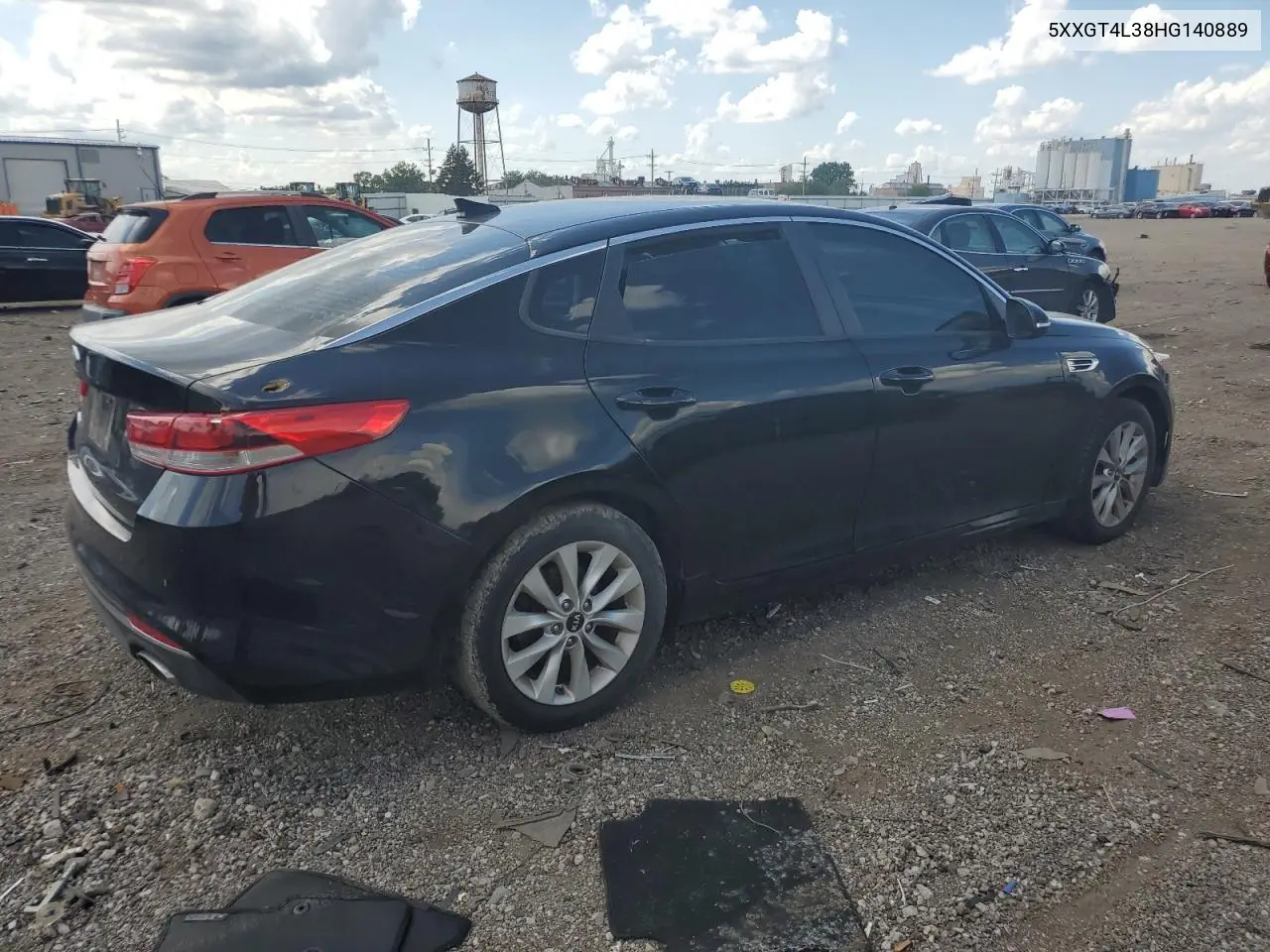 2017 Kia Optima Lx VIN: 5XXGT4L38HG140889 Lot: 62542115