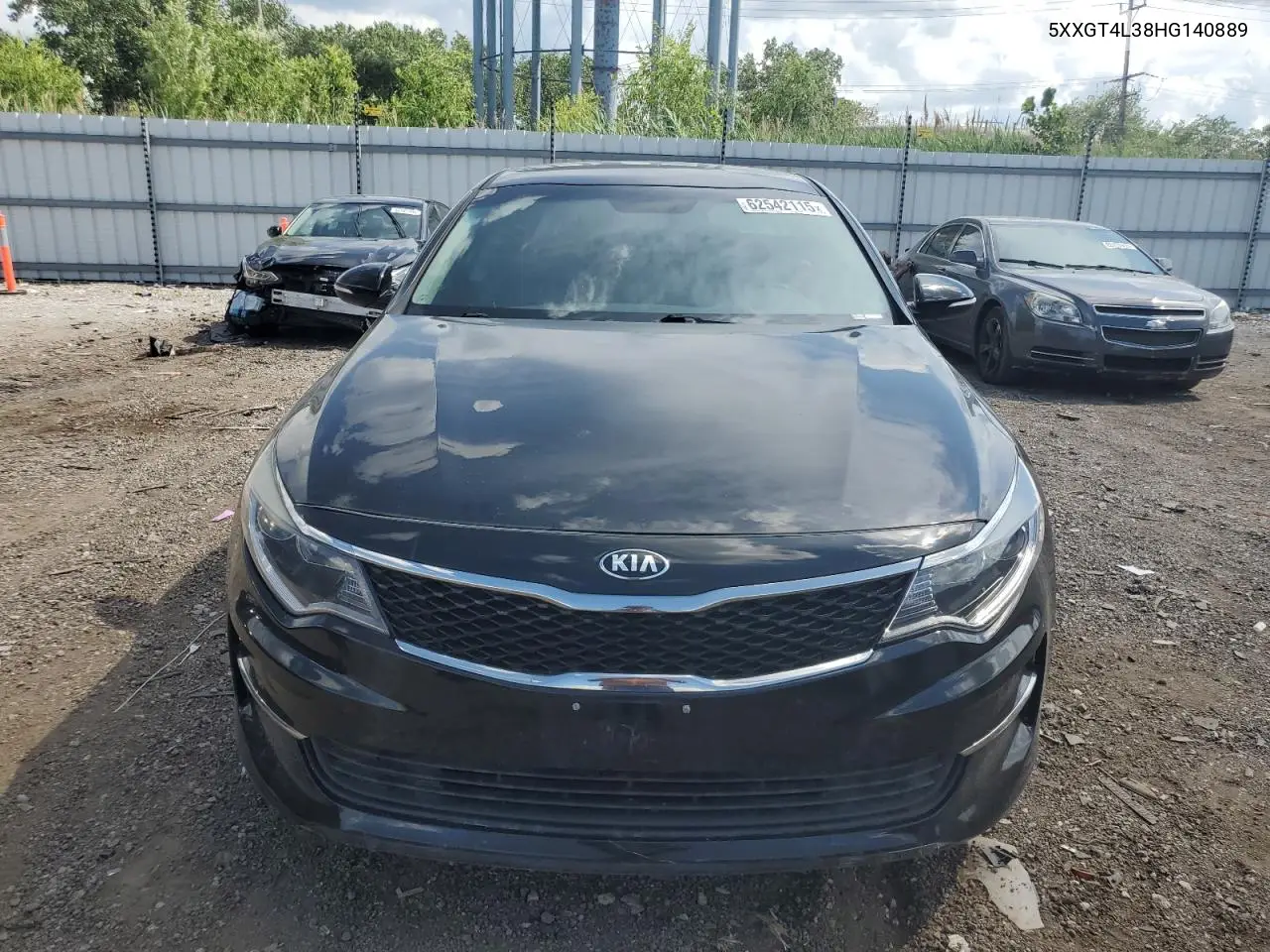 2017 Kia Optima Lx VIN: 5XXGT4L38HG140889 Lot: 62542115