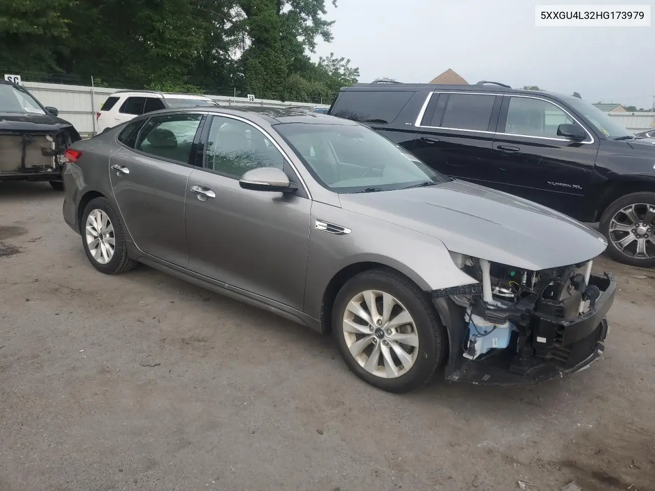 2017 Kia Optima Ex VIN: 5XXGU4L32HG173979 Lot: 62598265