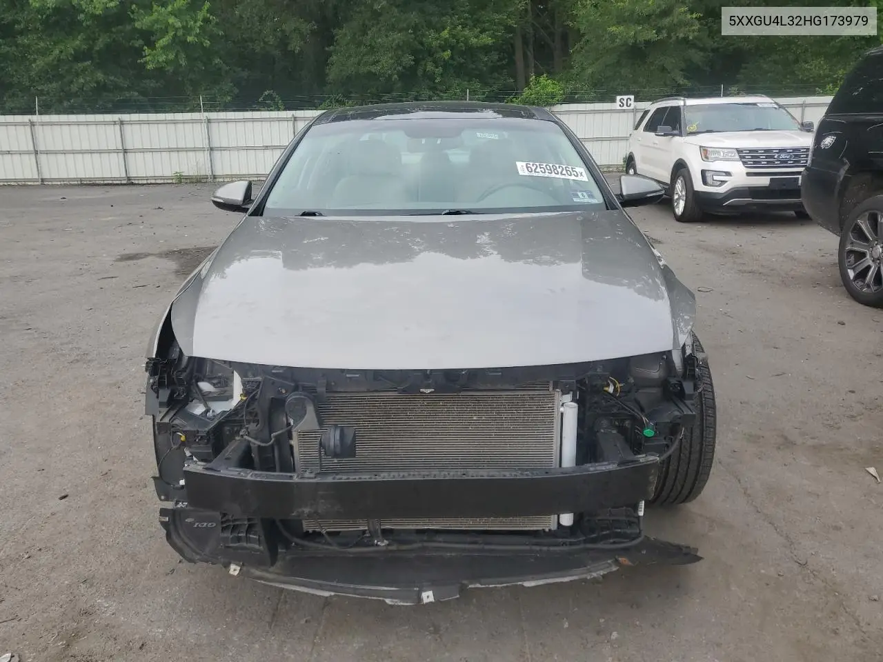 2017 Kia Optima Ex VIN: 5XXGU4L32HG173979 Lot: 62598265