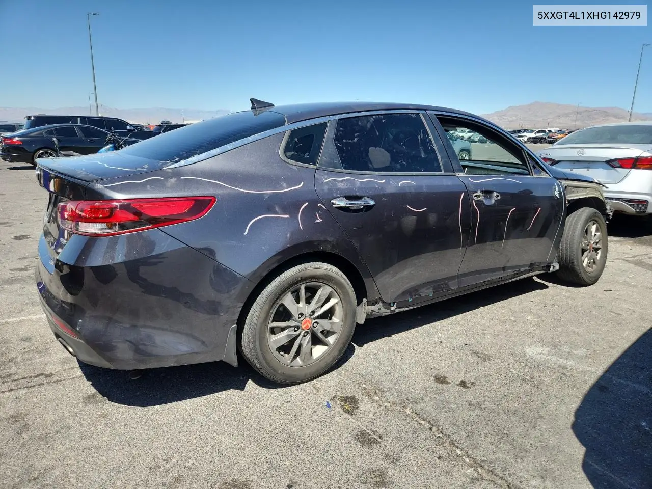 2017 Kia Optima Lx VIN: 5XXGT4L1XHG142979 Lot: 62712425