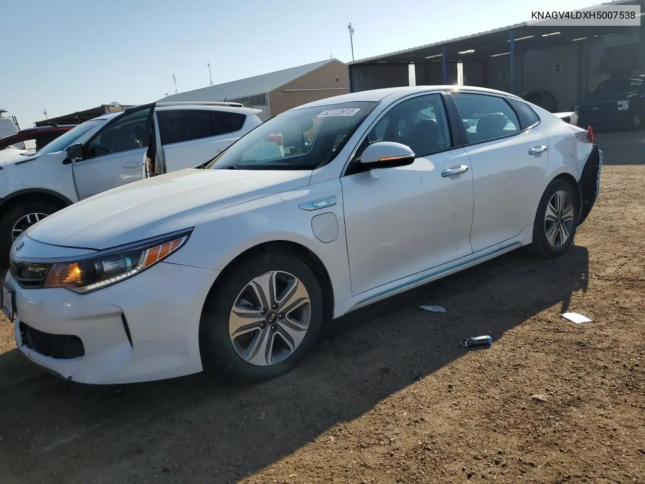 2017 Kia Optima Plug-In Hybrid VIN: KNAGV4LDXH5007538 Lot: 62723915