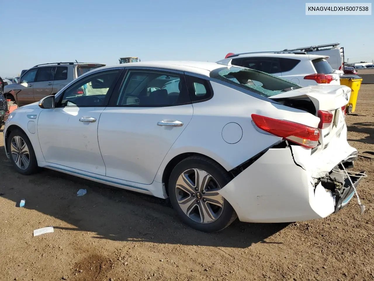 2017 Kia Optima Plug-In Hybrid VIN: KNAGV4LDXH5007538 Lot: 62723915