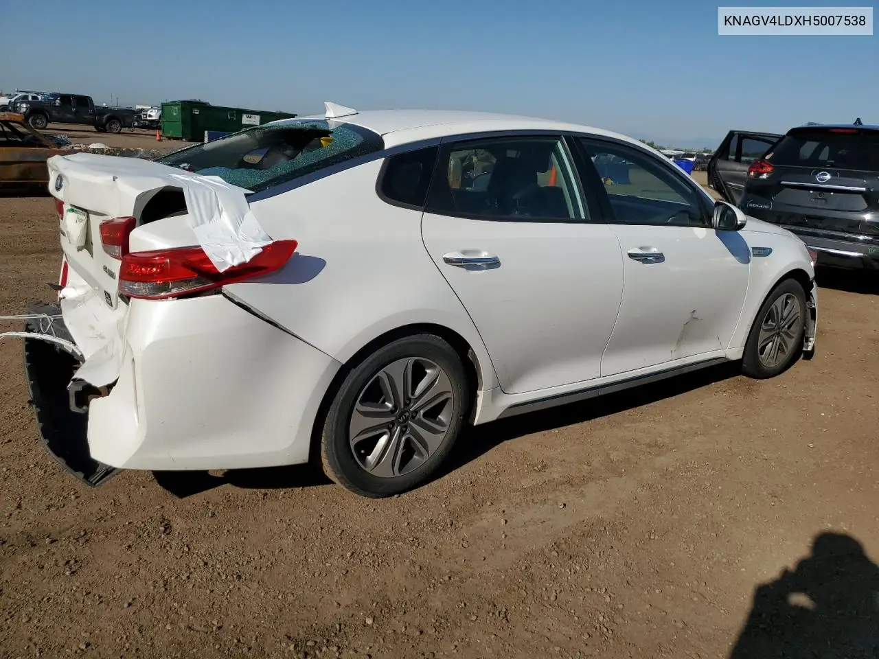 2017 Kia Optima Plug-In Hybrid VIN: KNAGV4LDXH5007538 Lot: 62723915
