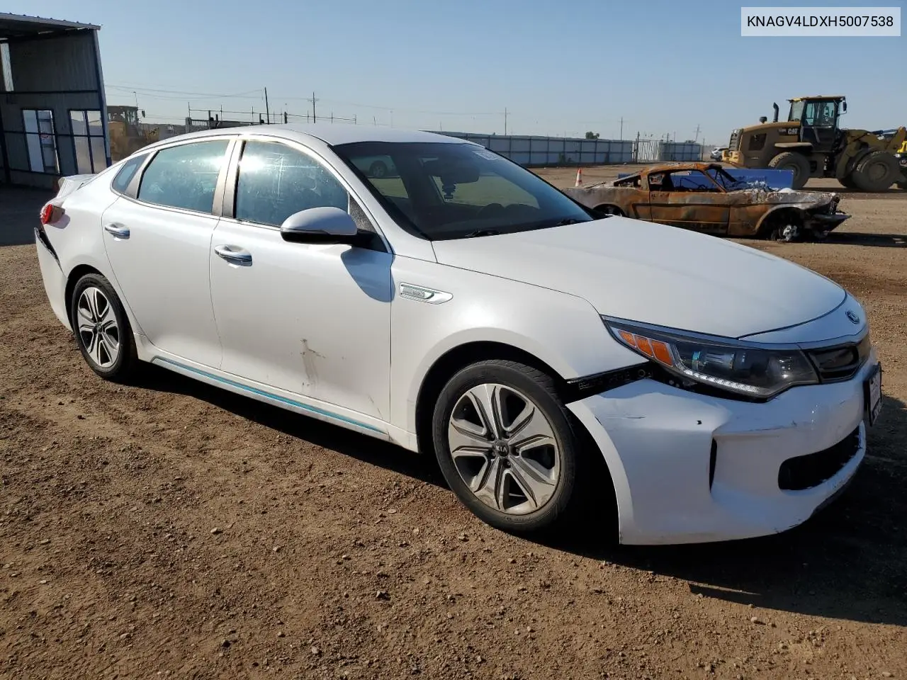 2017 Kia Optima Plug-In Hybrid VIN: KNAGV4LDXH5007538 Lot: 62723915