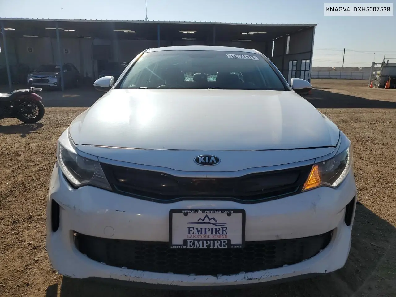 2017 Kia Optima Plug-In Hybrid VIN: KNAGV4LDXH5007538 Lot: 62723915