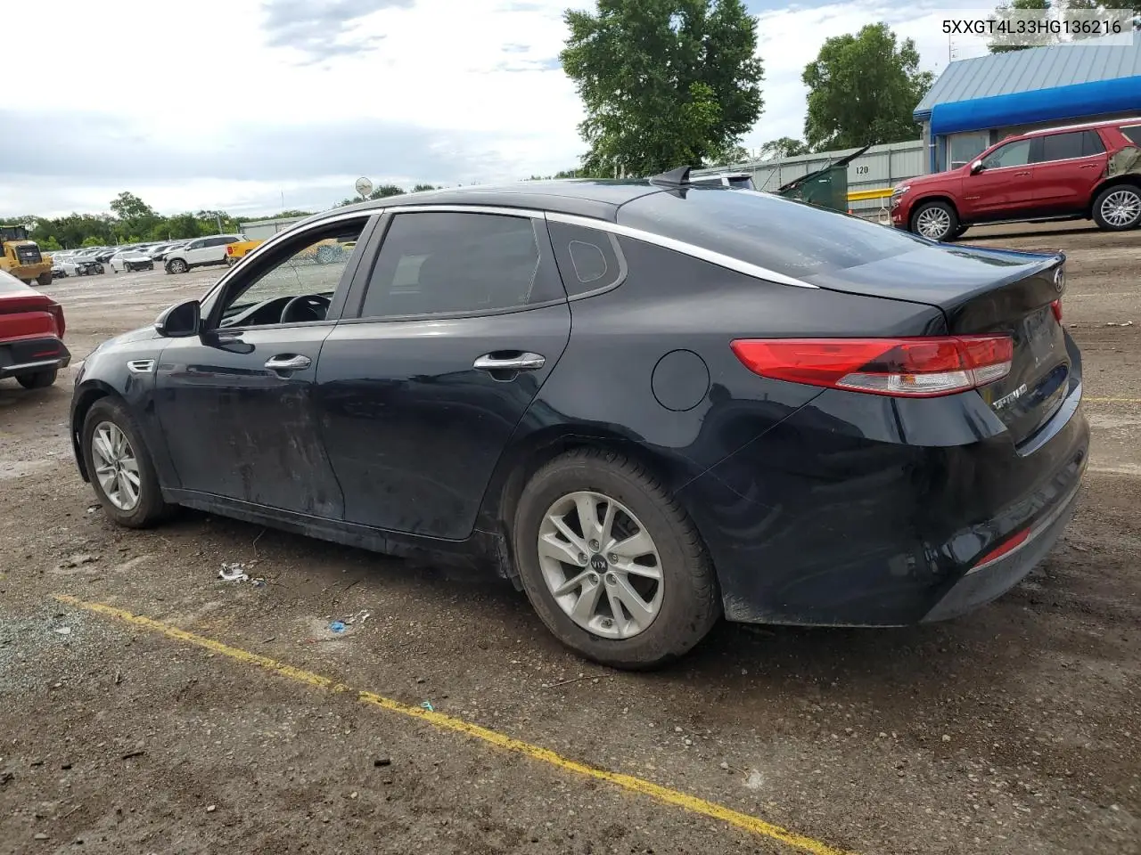 2017 Kia Optima Lx VIN: 5XXGT4L33HG136216 Lot: 62909585