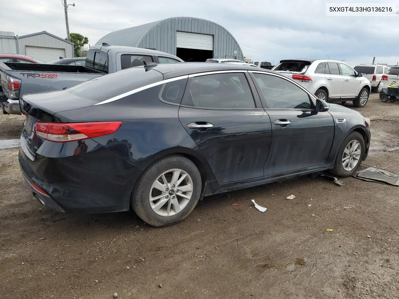 2017 Kia Optima Lx VIN: 5XXGT4L33HG136216 Lot: 62909585