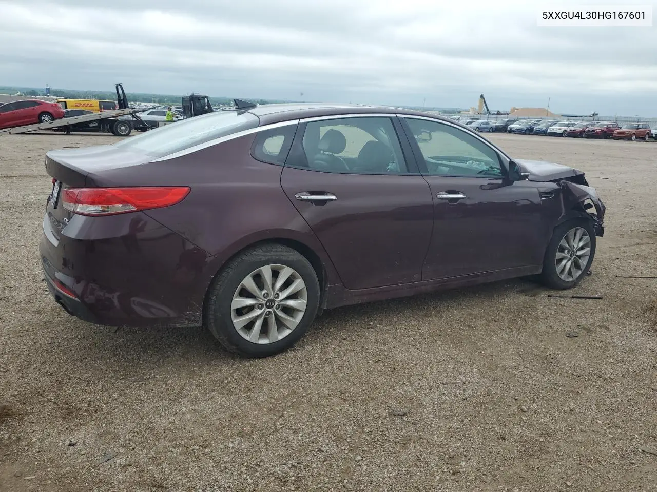 2017 Kia Optima Ex VIN: 5XXGU4L30HG167601 Lot: 63928935