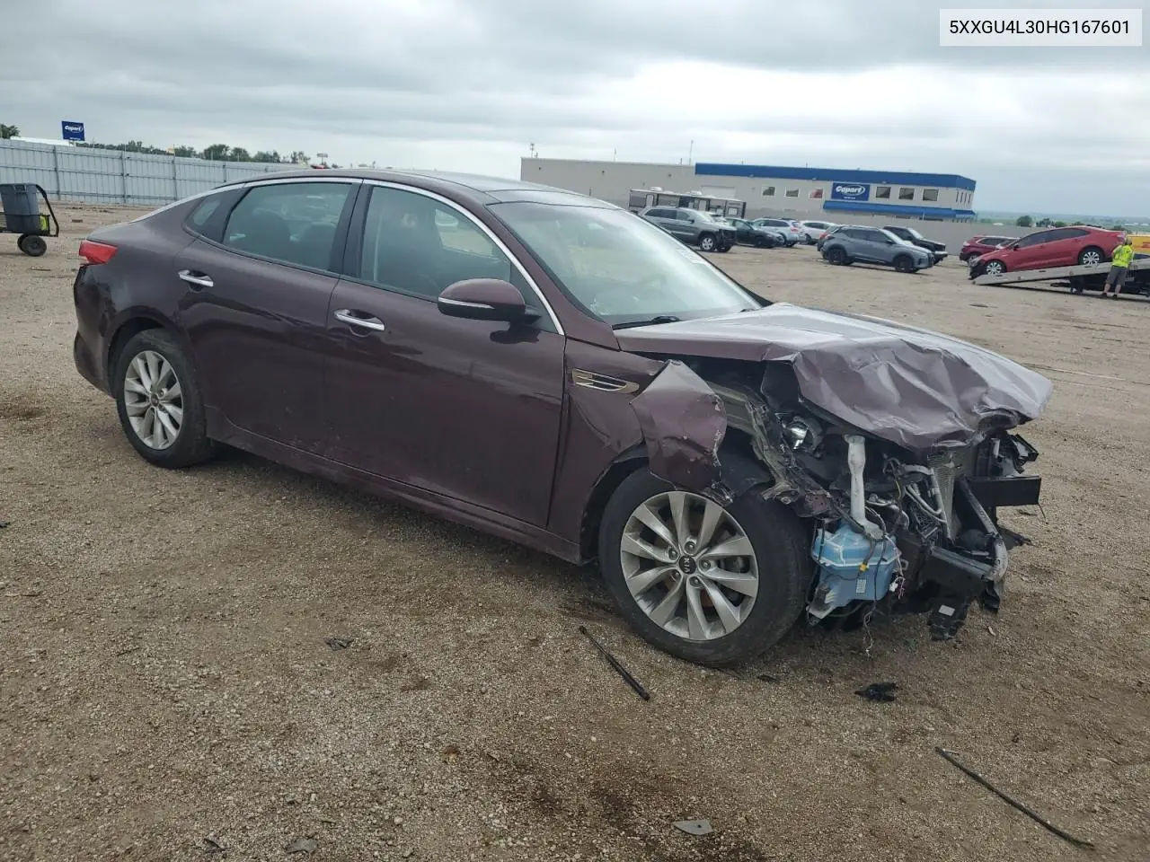 2017 Kia Optima Ex VIN: 5XXGU4L30HG167601 Lot: 63928935