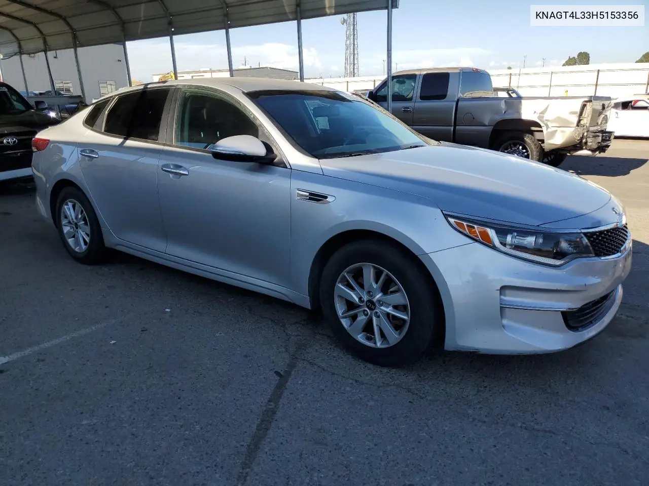2017 Kia Optima Lx VIN: KNAGT4L33H5153356 Lot: 65815945