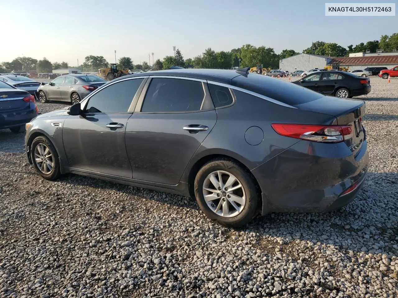 2017 Kia Optima Lx VIN: KNAGT4L30H5172463 Lot: 65969585