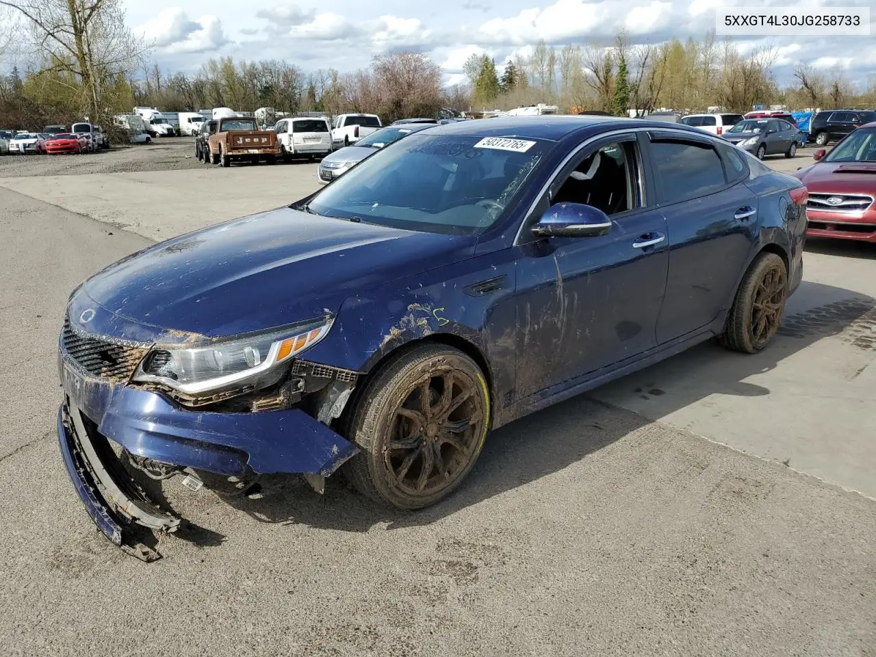 2018 Kia Optima Lx VIN: 5XXGT4L30JG258733 Lot: 50372765