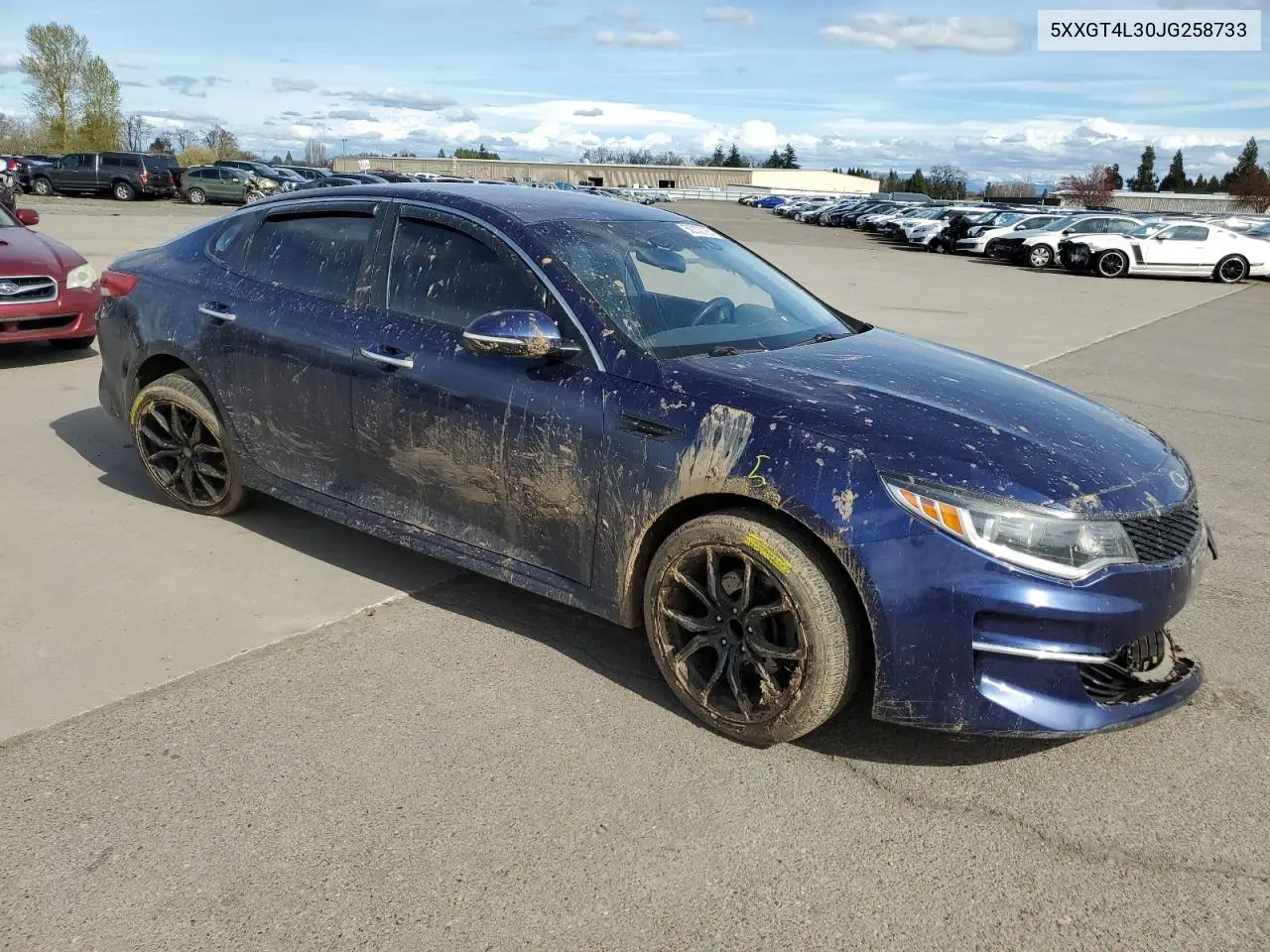 2018 Kia Optima Lx VIN: 5XXGT4L30JG258733 Lot: 50372765