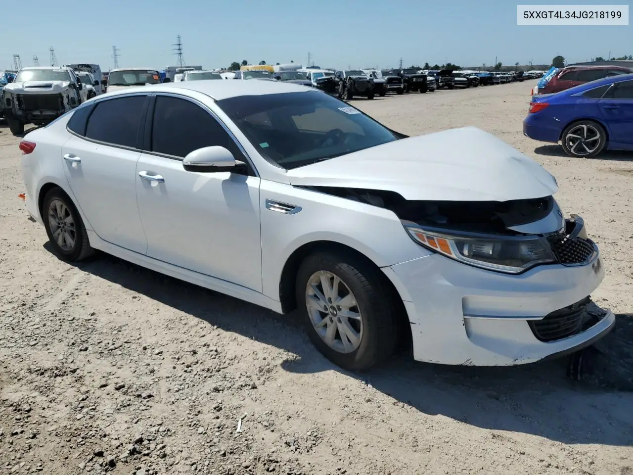 2018 Kia Optima Lx VIN: 5XXGT4L34JG218199 Lot: 55704985