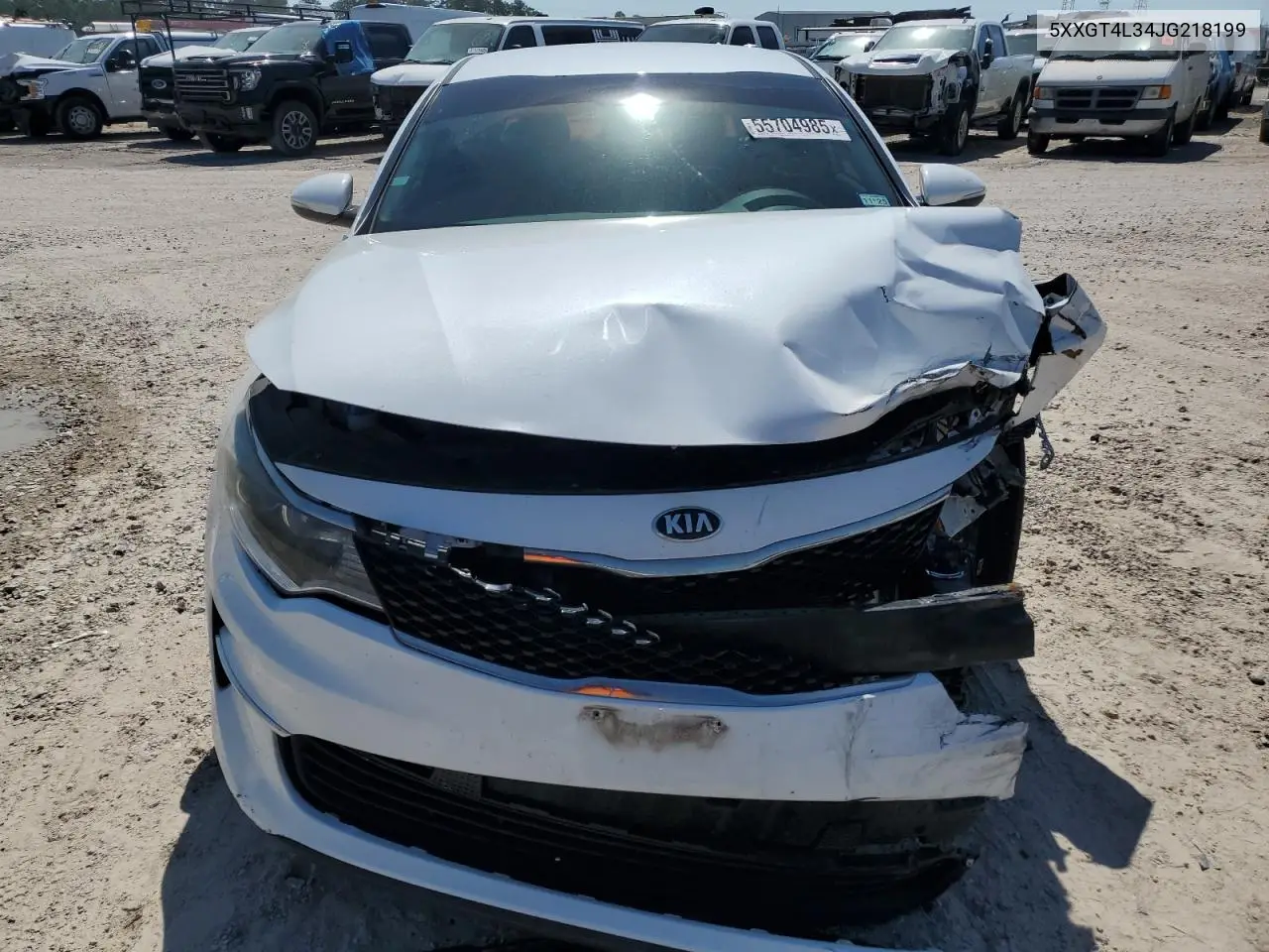 2018 Kia Optima Lx VIN: 5XXGT4L34JG218199 Lot: 55704985