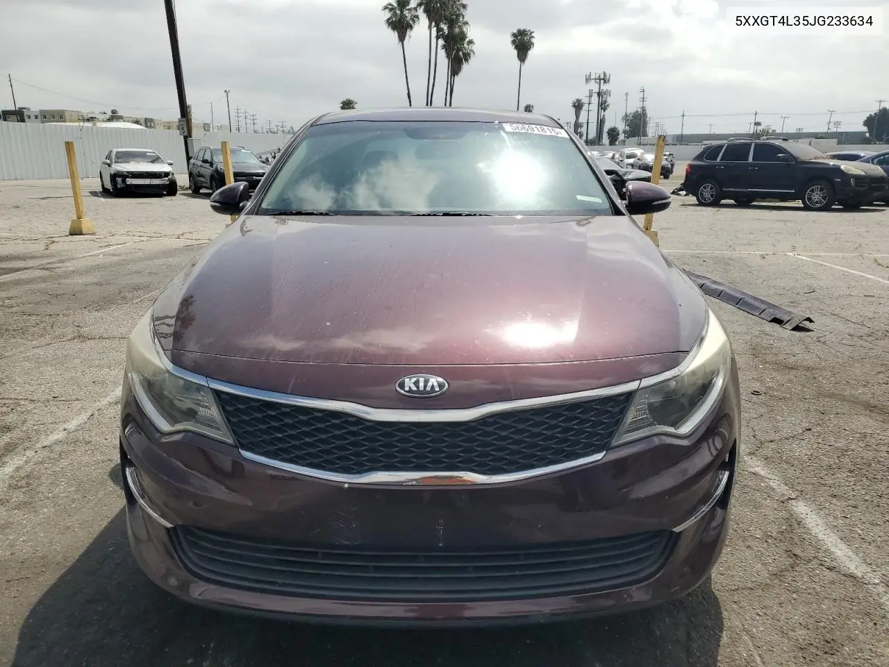 2018 Kia Optima Lx VIN: 5XXGT4L35JG233634 Lot: 56691815