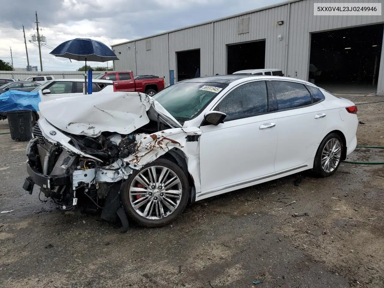 2018 Kia Optima Sxl VIN: 5XXGV4L23JG249946 Lot: 56691945