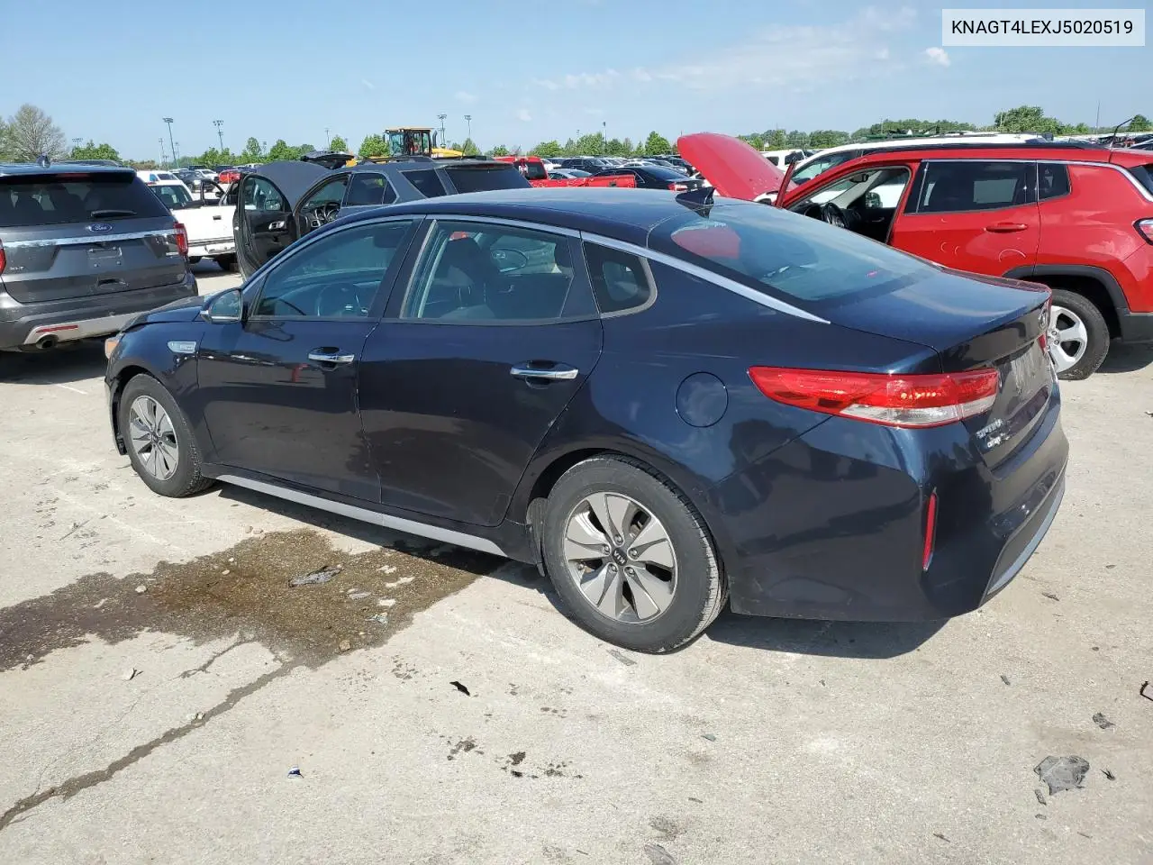 2018 Kia Optima Hybrid VIN: KNAGT4LEXJ5020519 Lot: 57088955