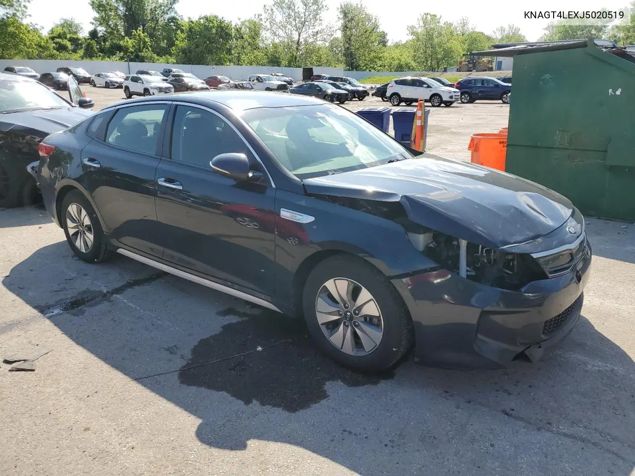 2018 Kia Optima Hybrid VIN: KNAGT4LEXJ5020519 Lot: 57088955