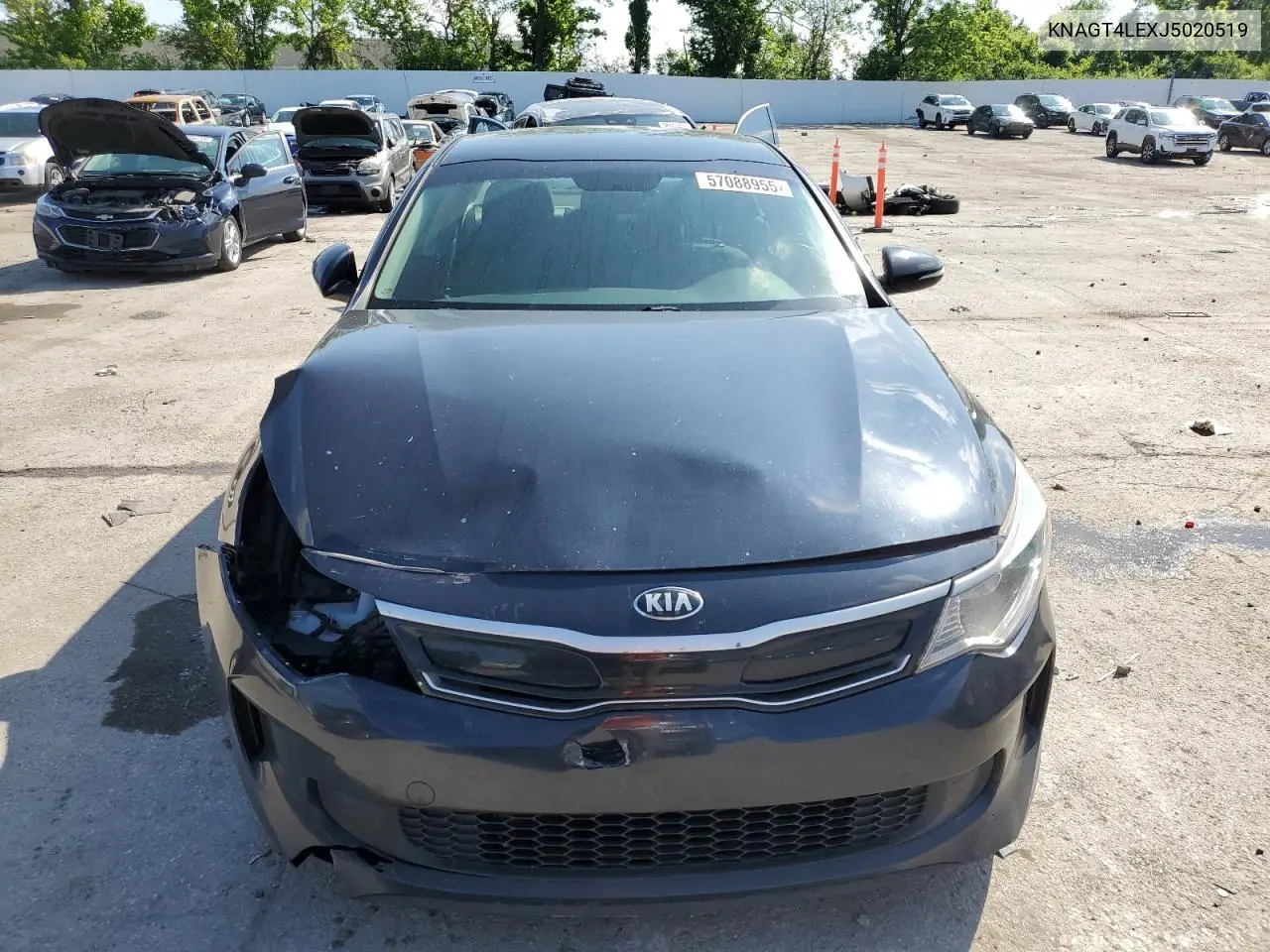 2018 Kia Optima Hybrid VIN: KNAGT4LEXJ5020519 Lot: 57088955