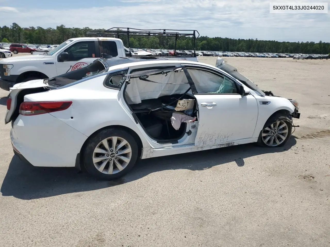 2018 Kia Optima Lx VIN: 5XXGT4L33JG244020 Lot: 58046175