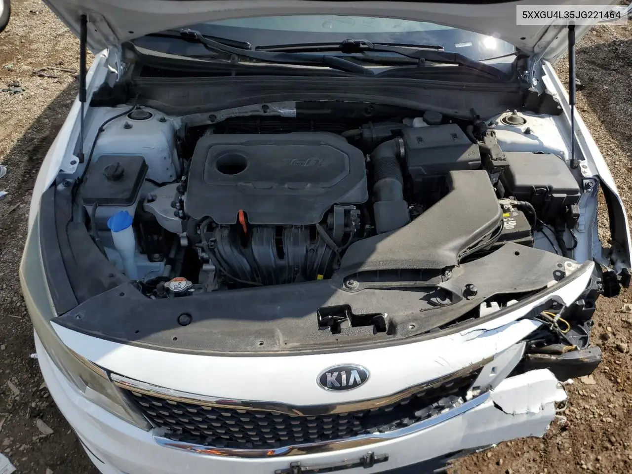 2018 Kia Optima Ex VIN: 5XXGU4L35JG221464 Lot: 58596425