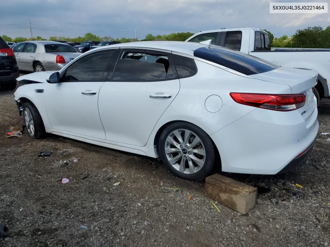 2018 Kia Optima Ex VIN: 5XXGU4L35JG221464 Lot: 58596425