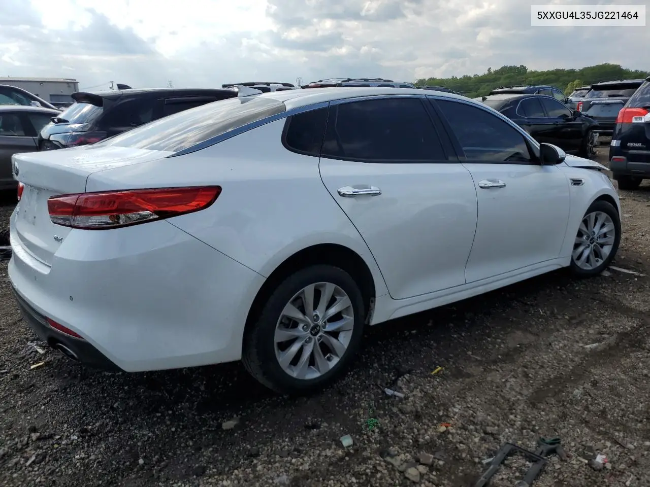 2018 Kia Optima Ex VIN: 5XXGU4L35JG221464 Lot: 58596425