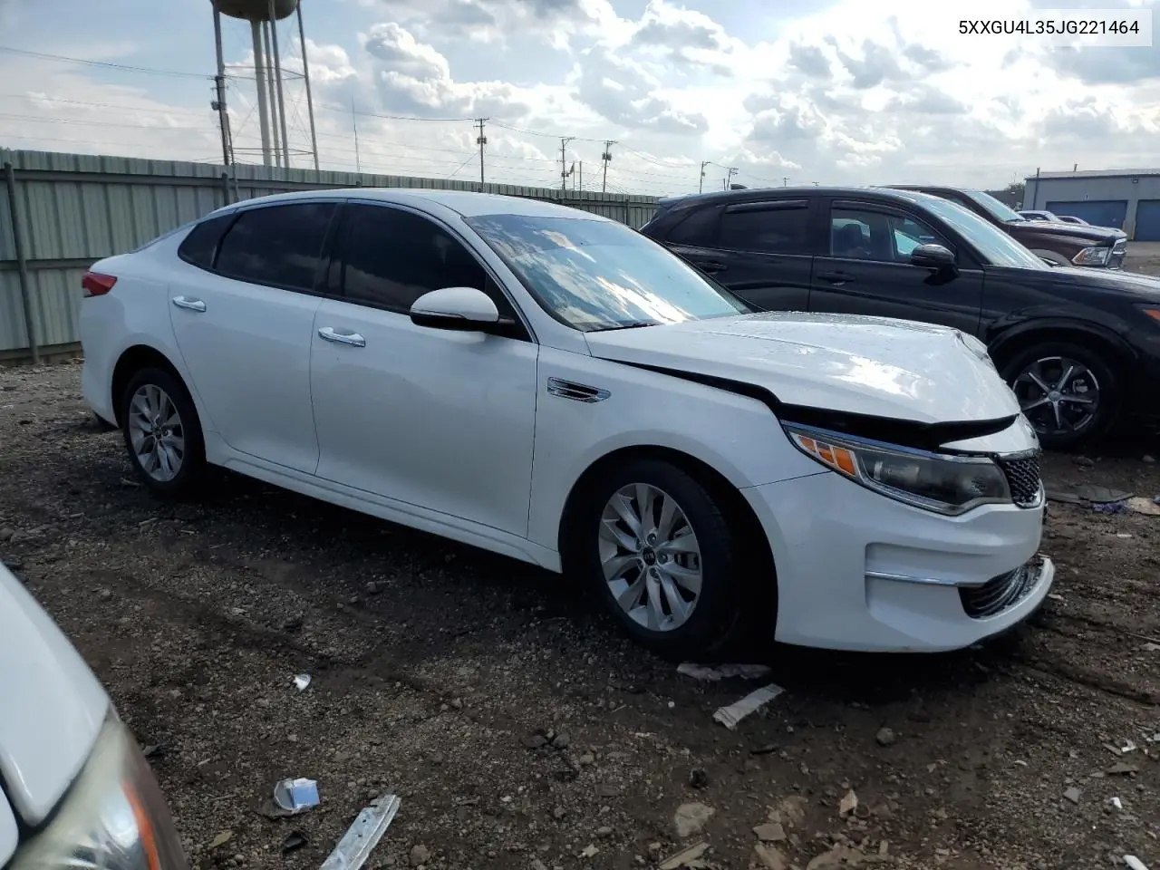 2018 Kia Optima Ex VIN: 5XXGU4L35JG221464 Lot: 58596425