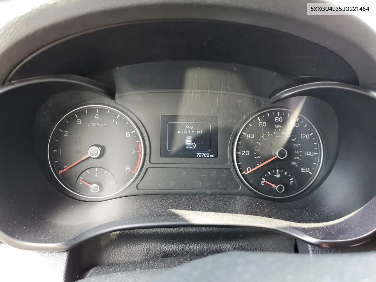 2018 Kia Optima Ex VIN: 5XXGU4L35JG221464 Lot: 58596425