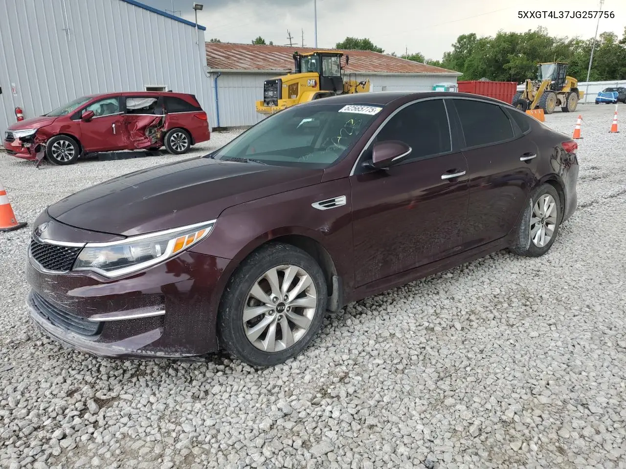 2018 Kia Optima Lx VIN: 5XXGT4L37JG257756 Lot: 62565775