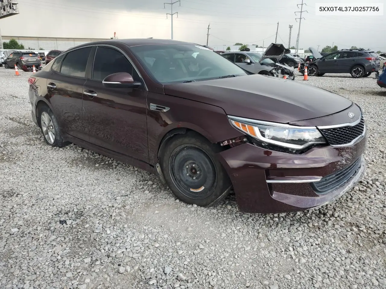 2018 Kia Optima Lx VIN: 5XXGT4L37JG257756 Lot: 62565775