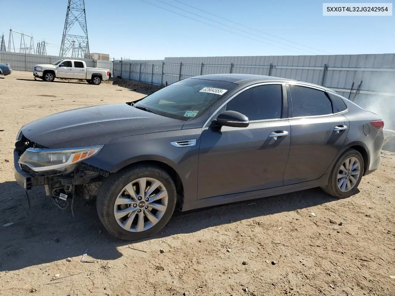 2018 Kia Optima Lx VIN: 5XXGT4L32JG242954 Lot: 62604555
