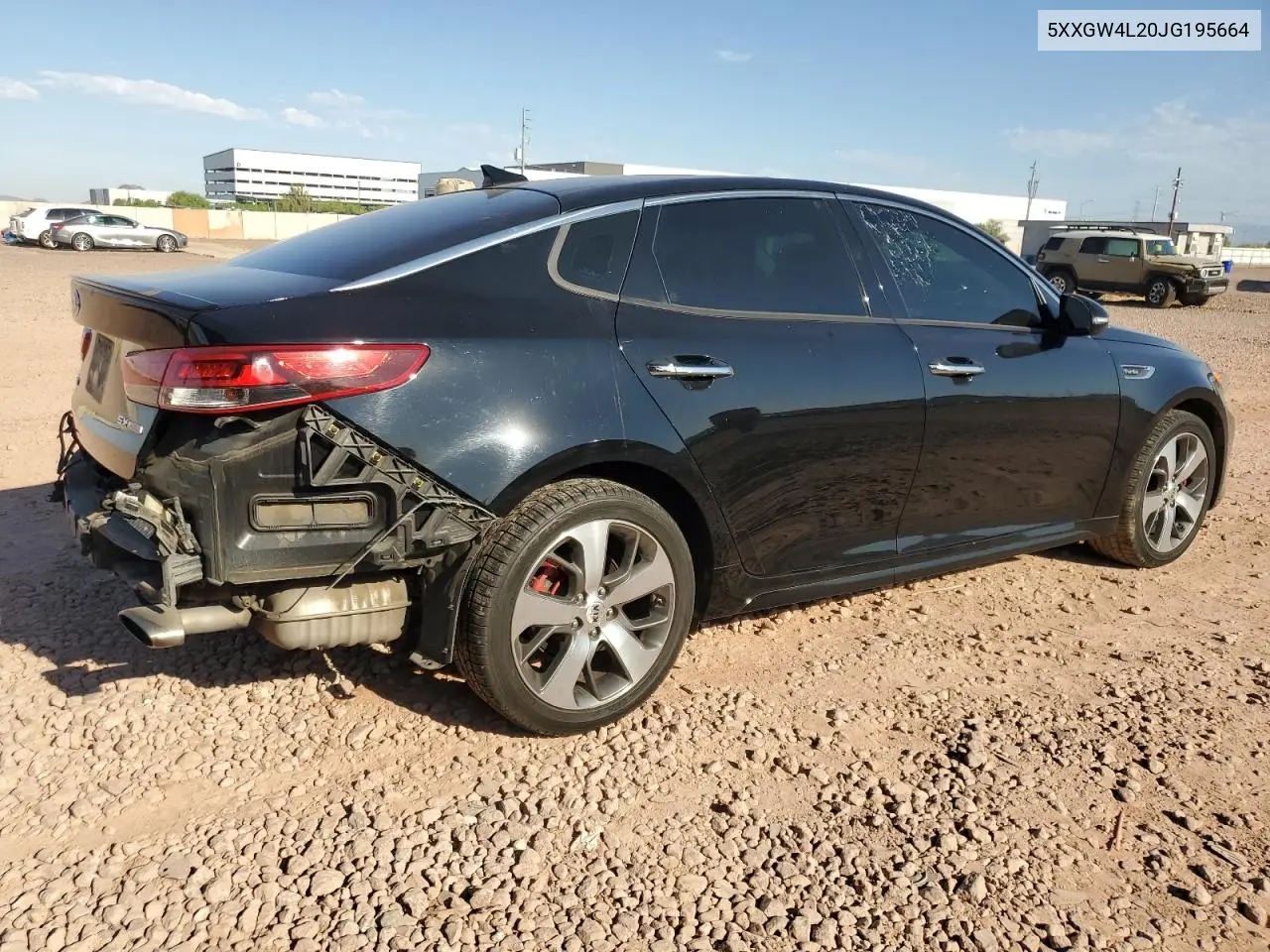 2018 Kia Optima Sx VIN: 5XXGW4L20JG195664 Lot: 62613965