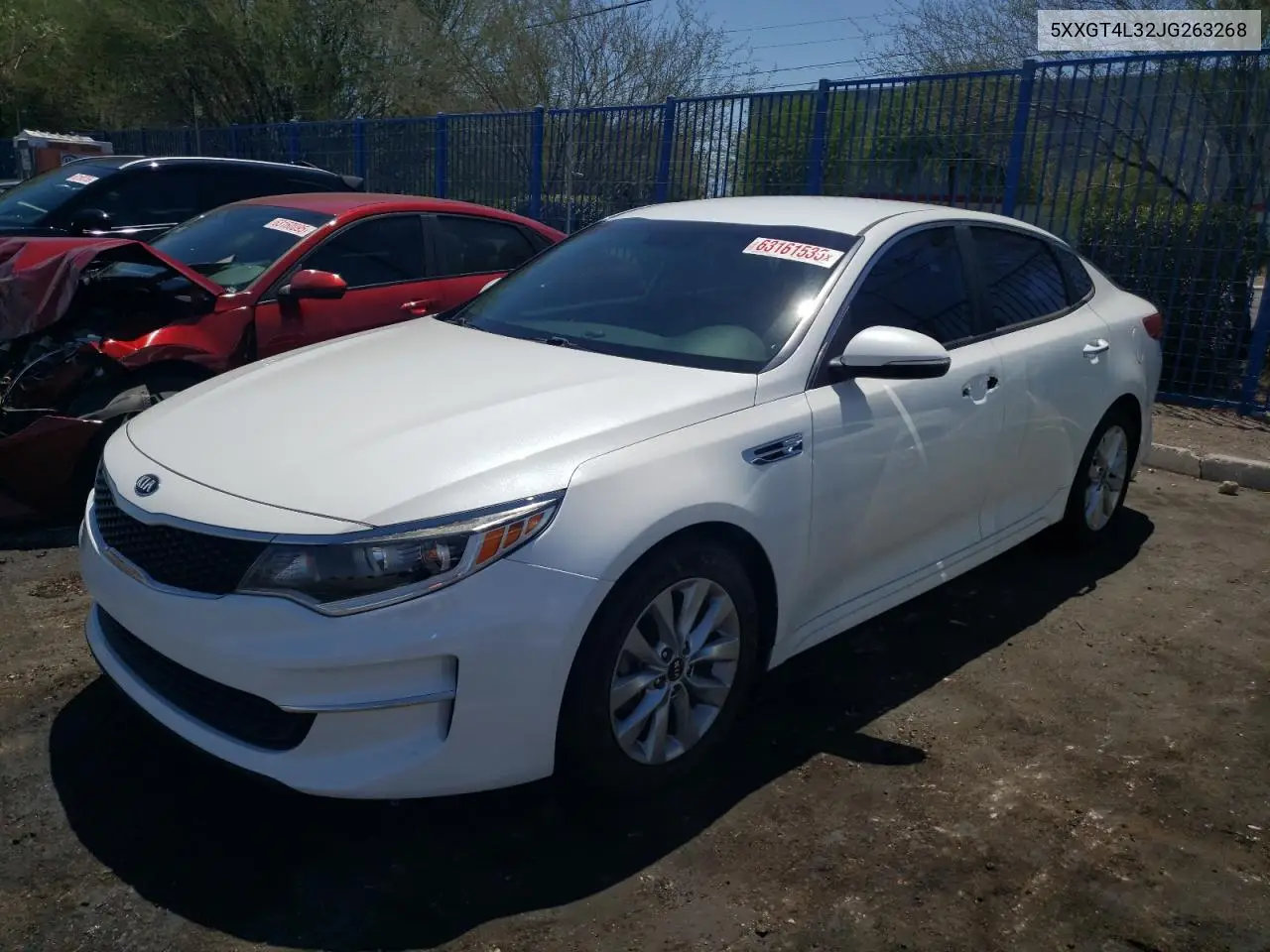 2018 Kia Optima Lx VIN: 5XXGT4L32JG263268 Lot: 63161535