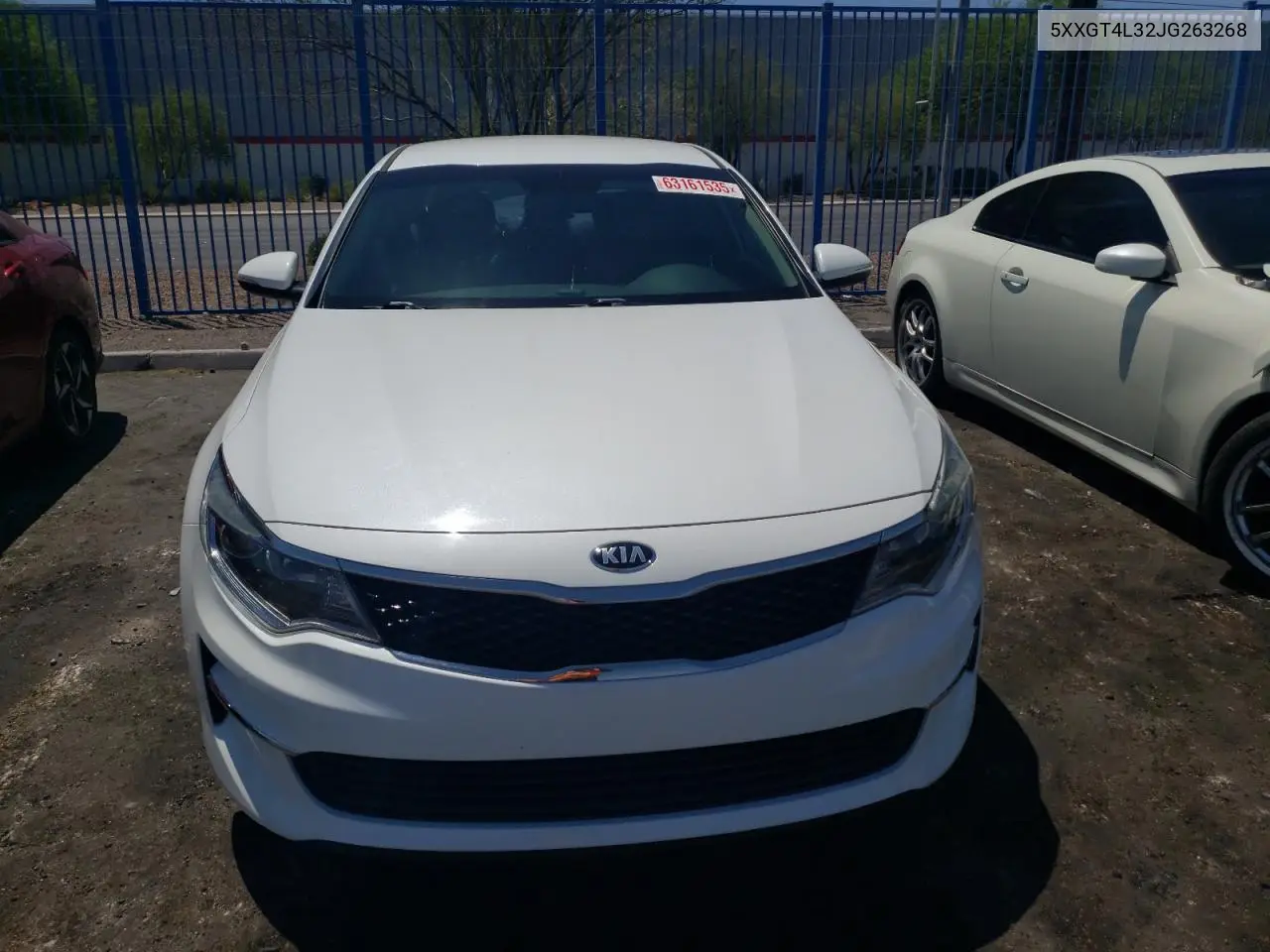 2018 Kia Optima Lx VIN: 5XXGT4L32JG263268 Lot: 63161535
