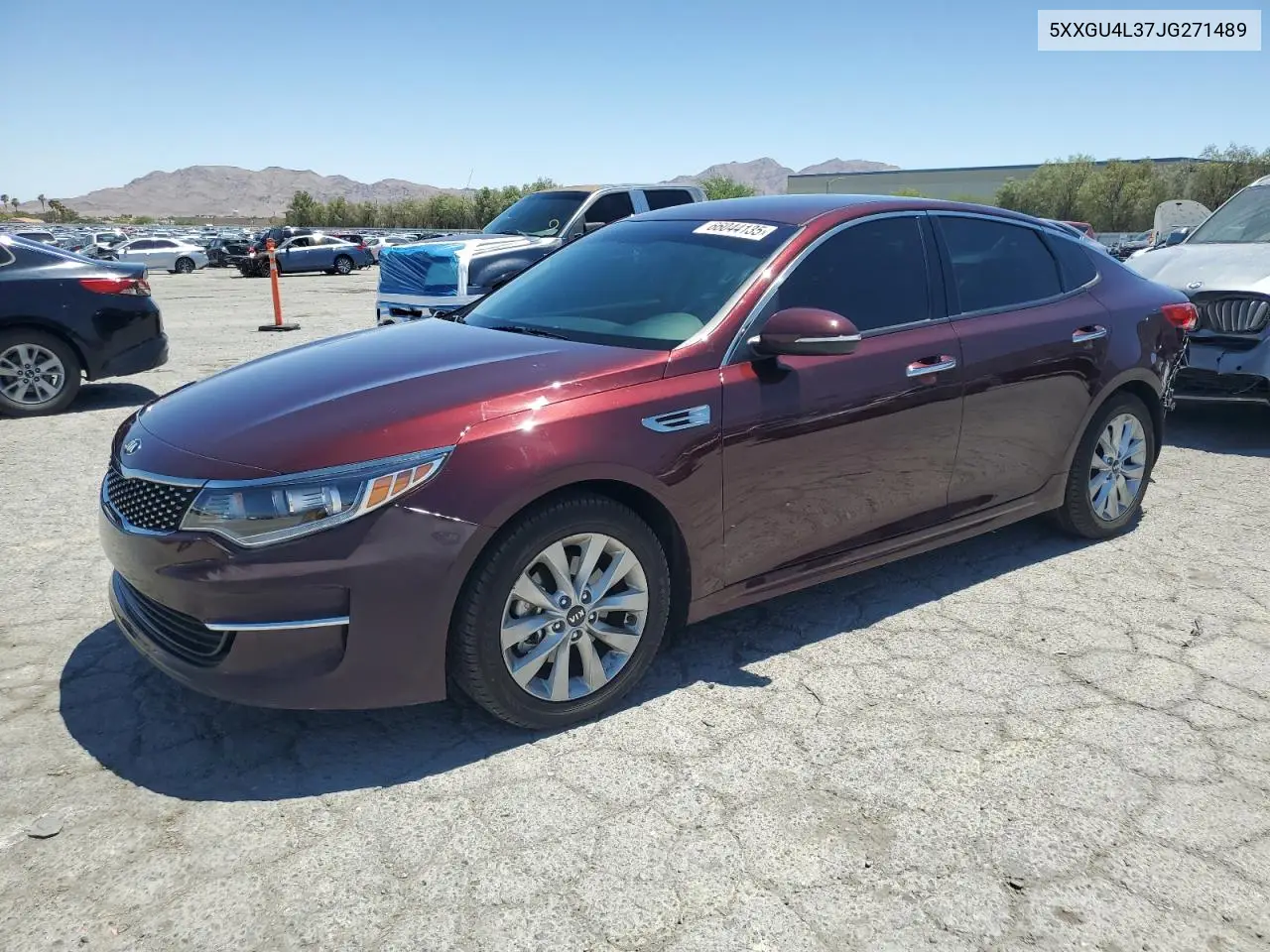 2018 Kia Optima Ex VIN: 5XXGU4L37JG271489 Lot: 66044135