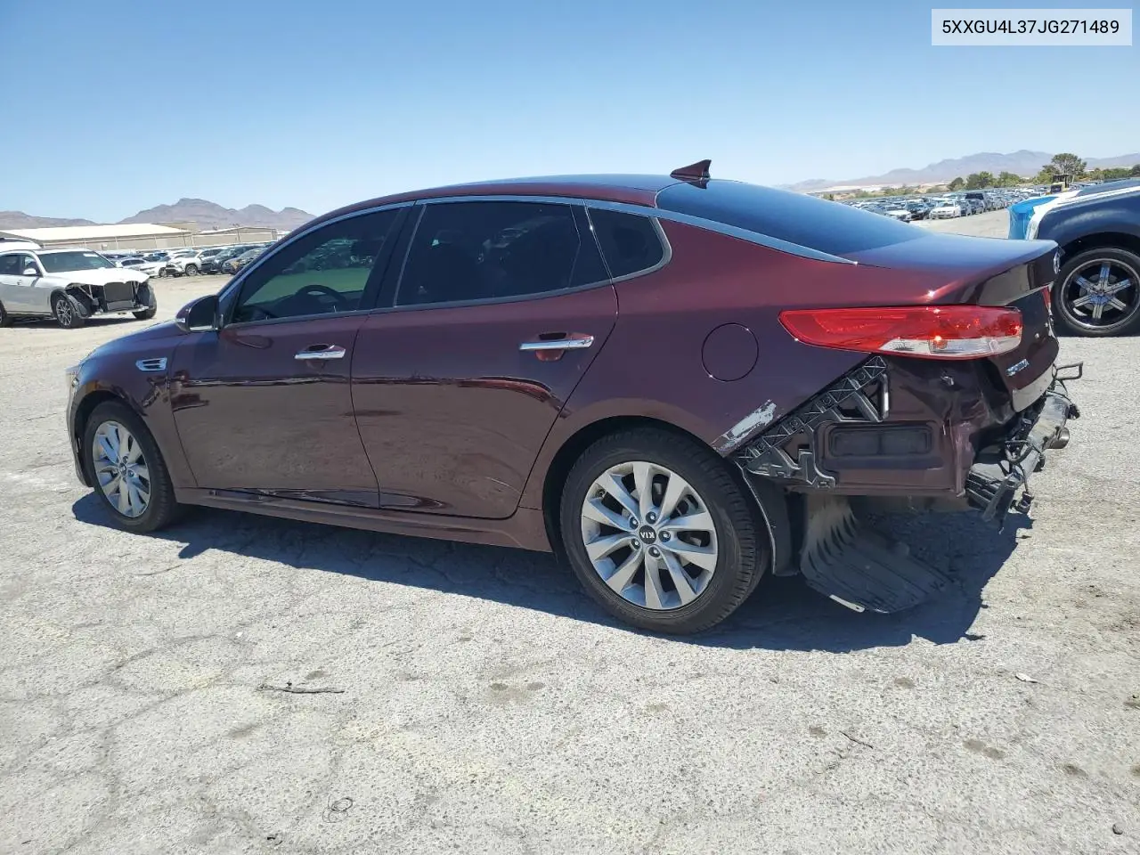 2018 Kia Optima Ex VIN: 5XXGU4L37JG271489 Lot: 66044135